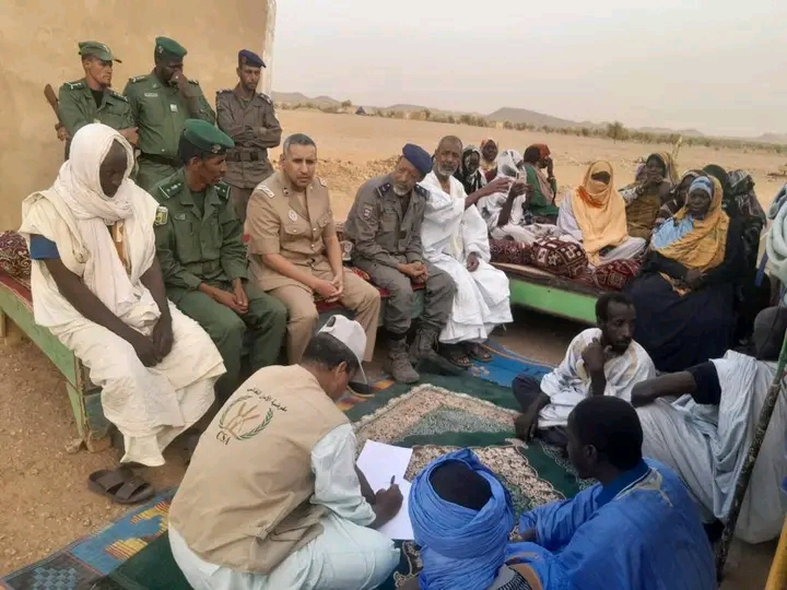 باركيول : مفوضية الأمن الغذائي تقدم مساعدات لأسرة تعرضت لحريق